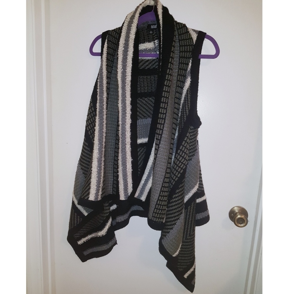 A.N.A. A New Approach Vest Cardigan Sweater XL
